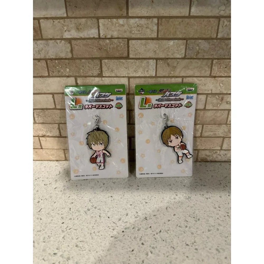 Kensuke Fukui Rubber Strap Key‎ Chain Anime Kuroko's Basketball Kuroko set